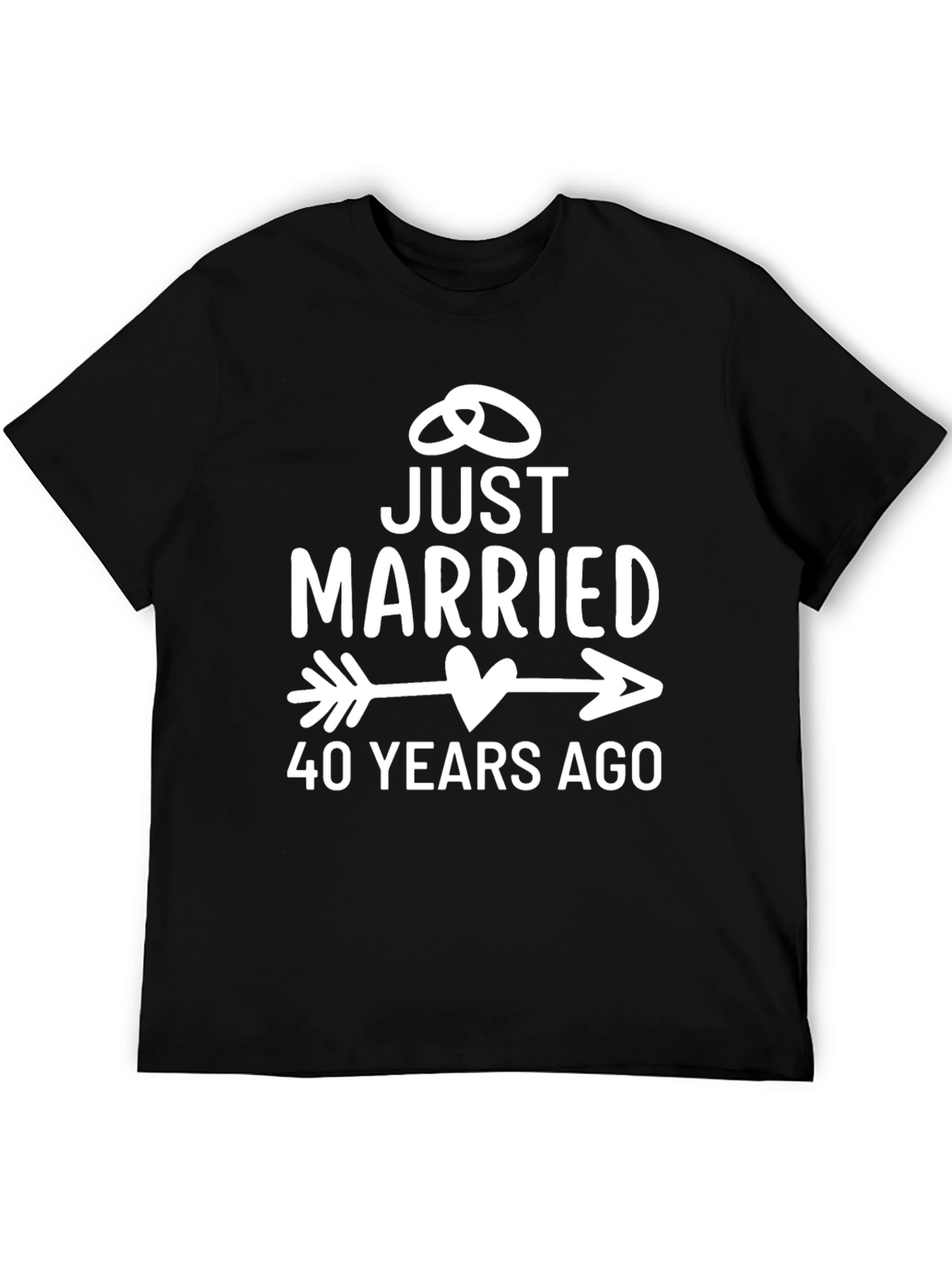 Just Married 40 Years Ago T-Shirt