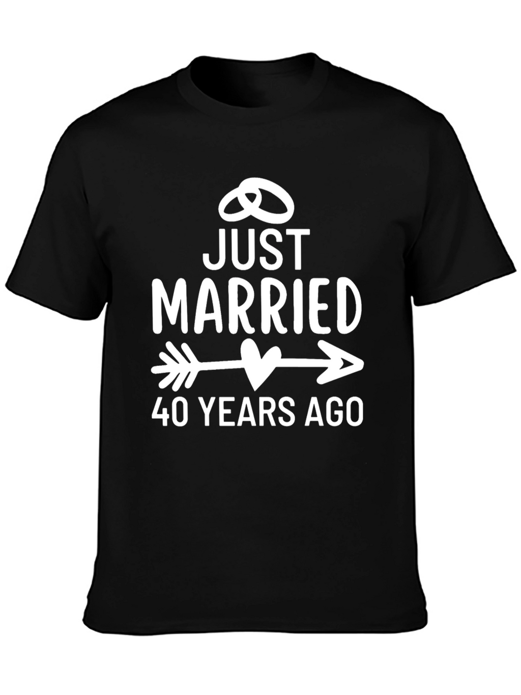 Just Married 40 Years Ago T-Shirt
