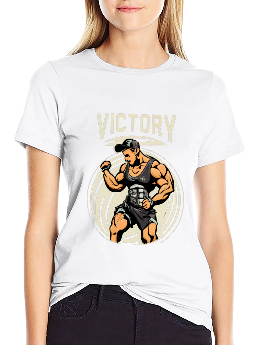 Victory Fitness Graphic Tee - Gym Motivation Shirt