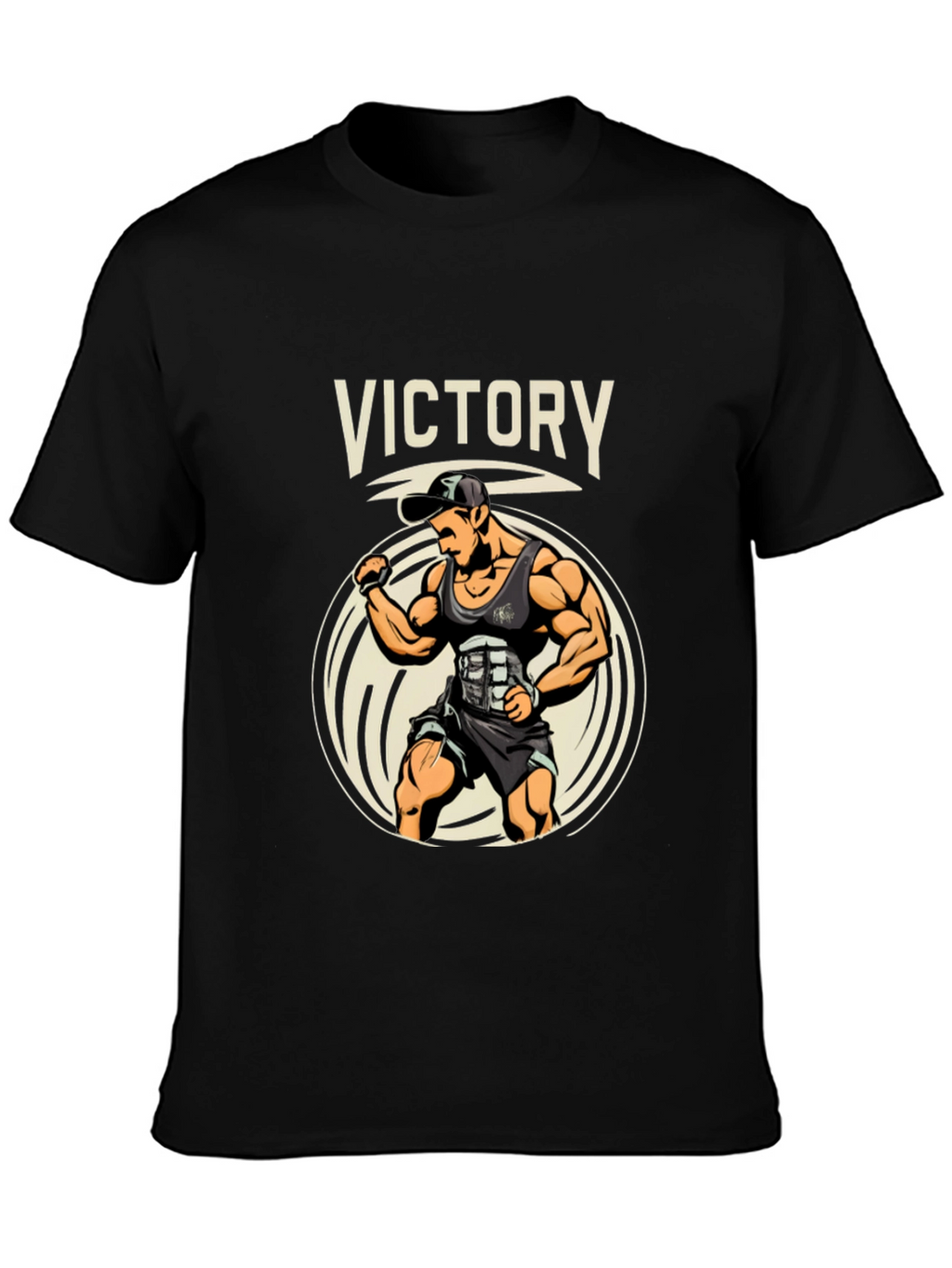 Victory Fitness Graphic Tee - Gym Motivation Shirt