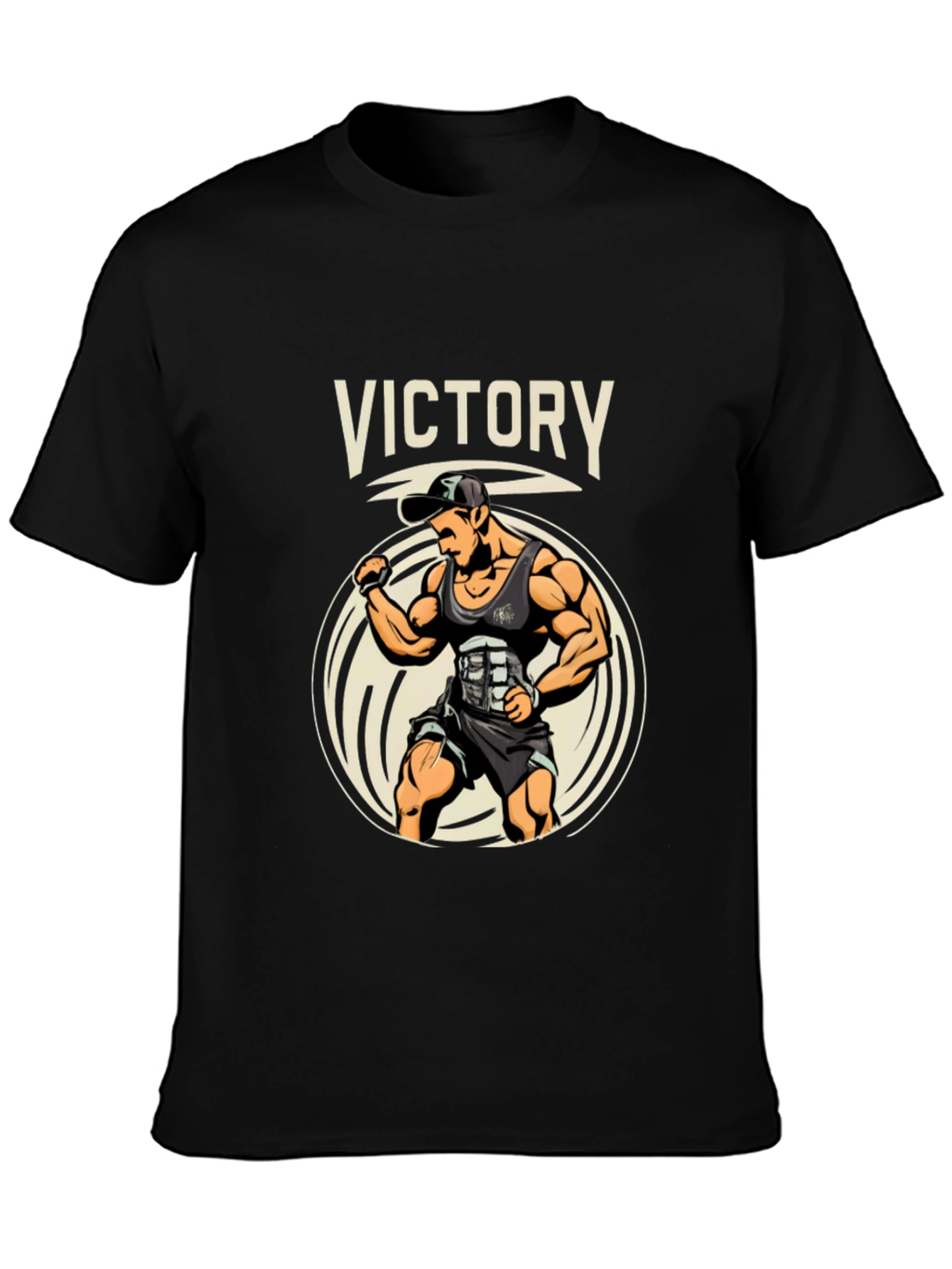 Victory Fitness Graphic Tee - Gym Motivation Shirt