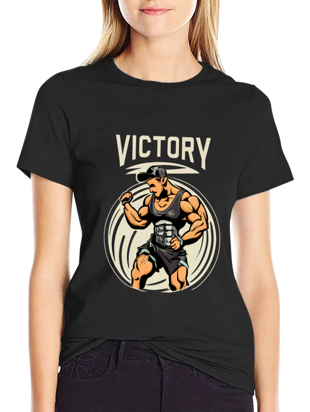 Victory Fitness Graphic Tee - Gym Motivation Shirt