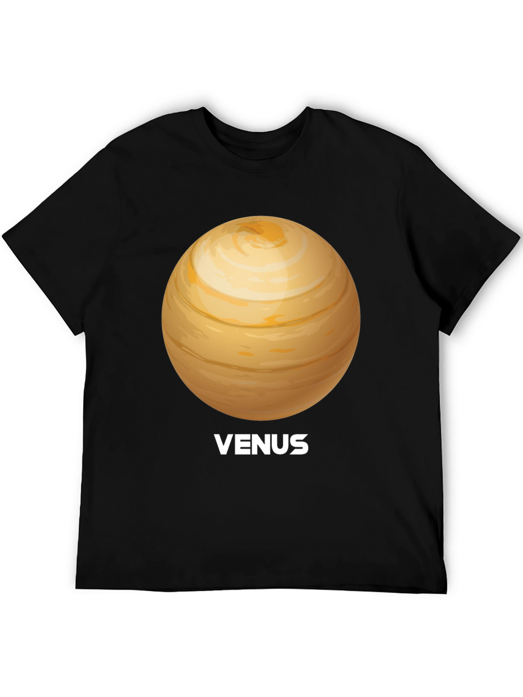 Venus Planet Graphic Tee - Unisex Black T-Shirt