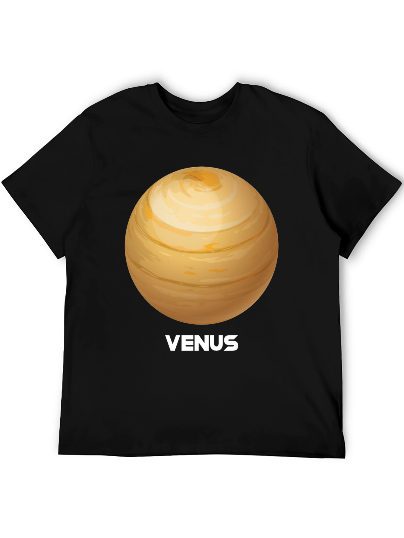 Venus Planet Graphic Tee - Unisex Black T-Shirt