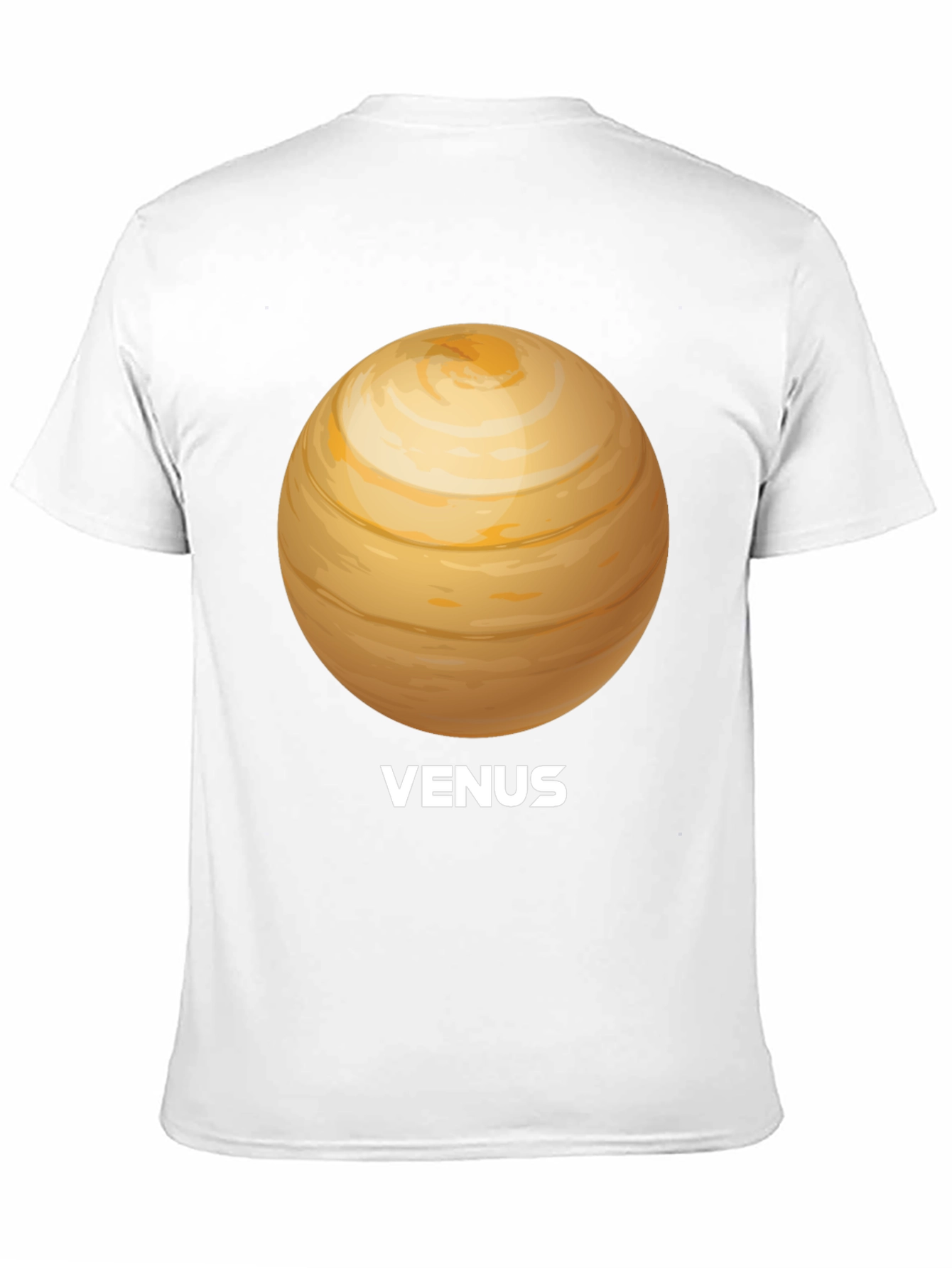 Venus Planet Graphic Tee - Unisex Black T-Shirt