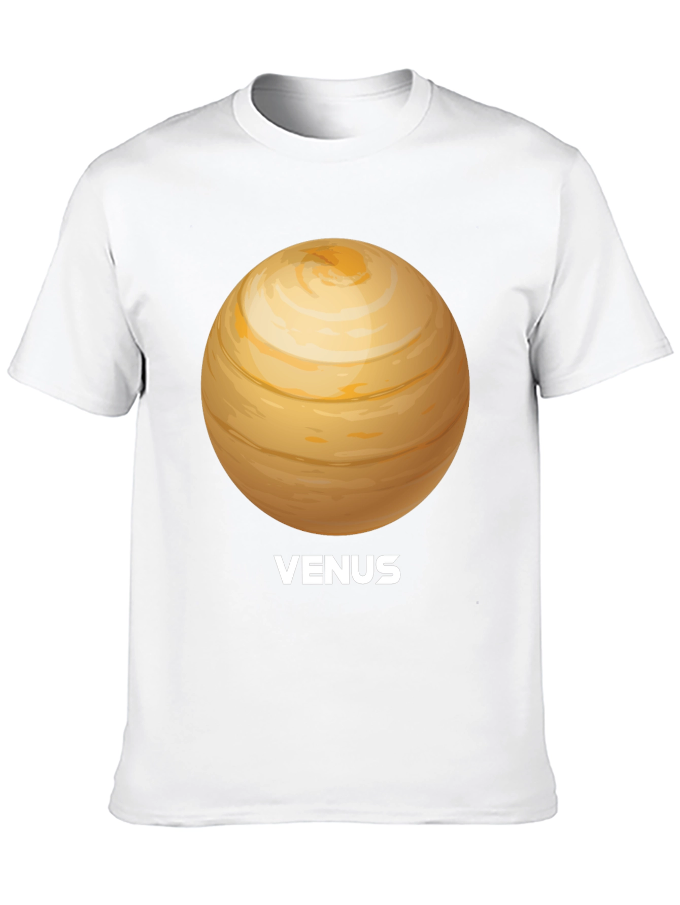 Venus Planet Graphic Tee - Unisex Black T-Shirt