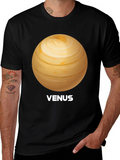 Venus Planet Graphic Tee - Unisex Black T-Shirt