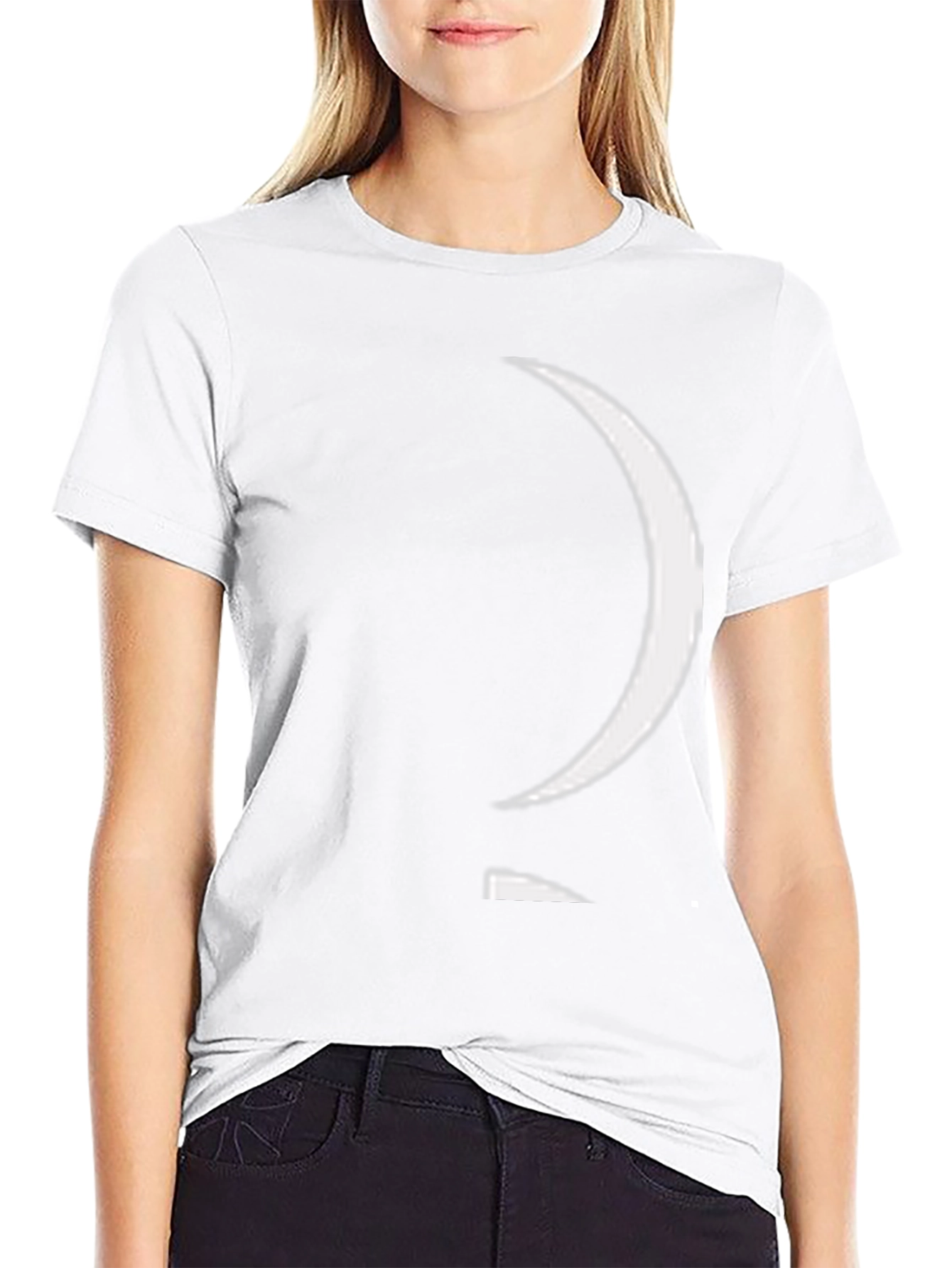 Abstract Graphic Black Tee