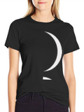 Abstract Graphic Black Tee