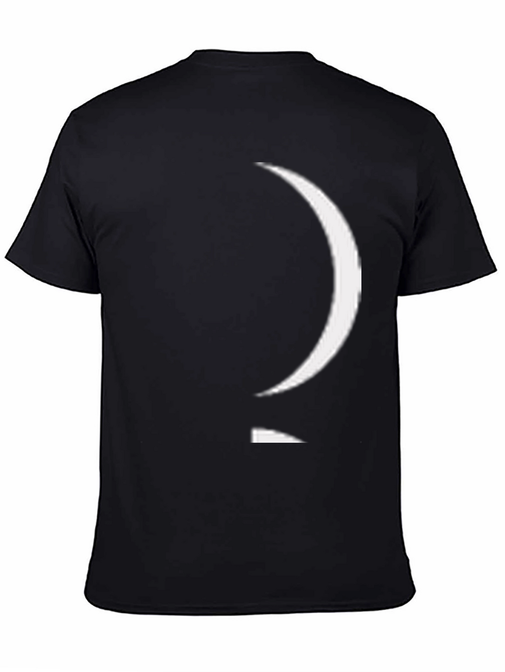 Abstract Graphic Black Tee