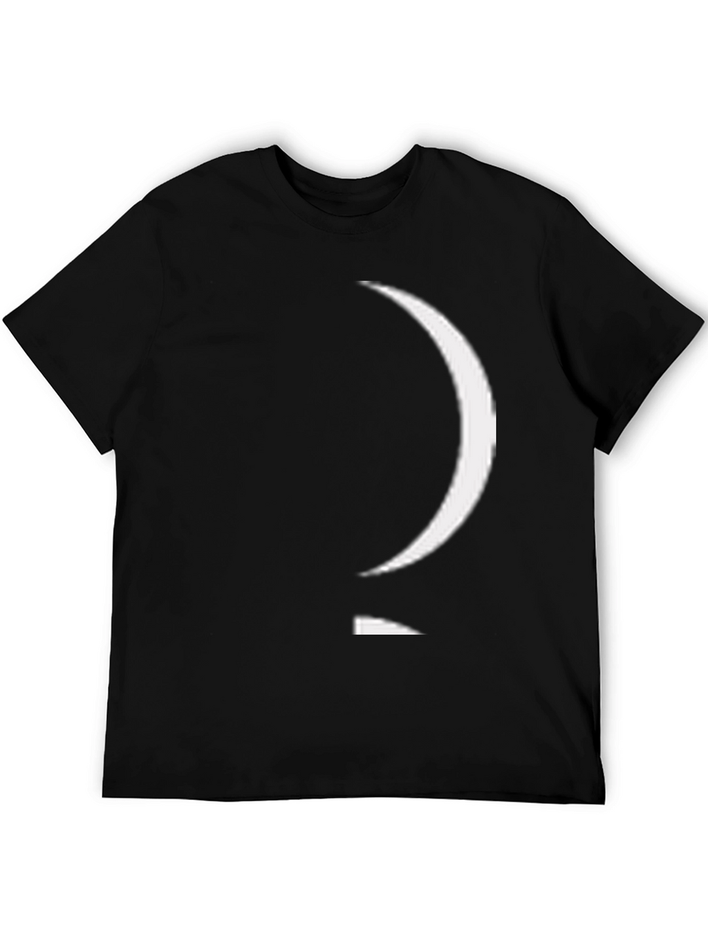 Abstract Graphic Black Tee