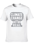 Climate Change is Real Graphic Tee - Black