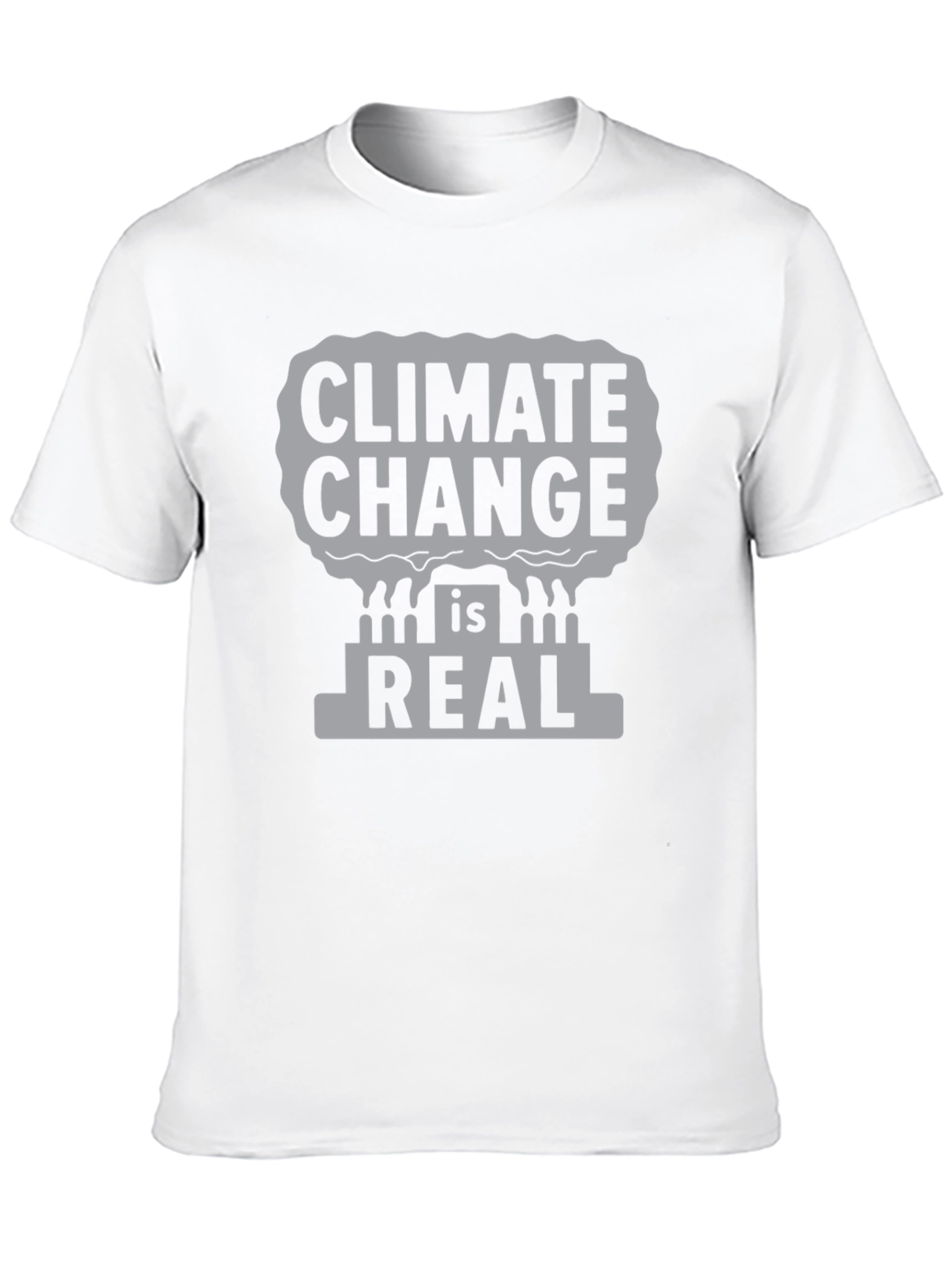 Climate Change is Real Graphic Tee - Black