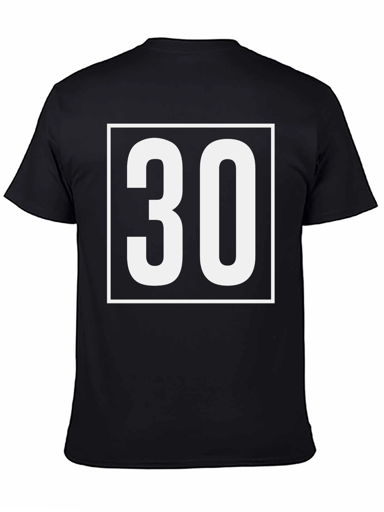 Bold 30th Birthday T-Shirt - Black