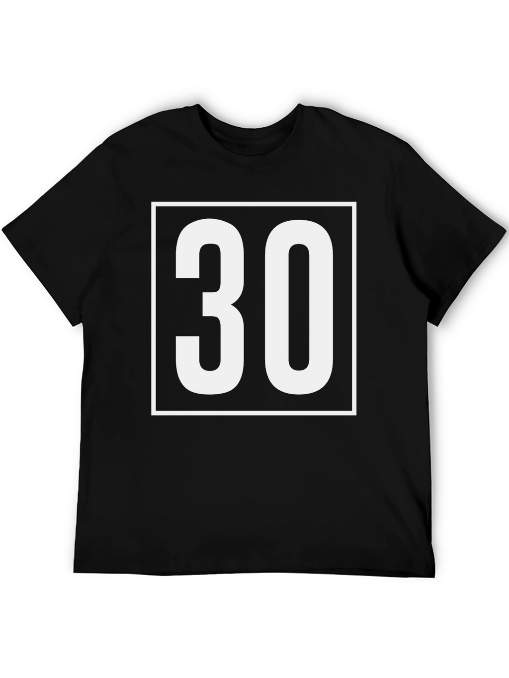 Bold 30th Birthday T-Shirt - Black