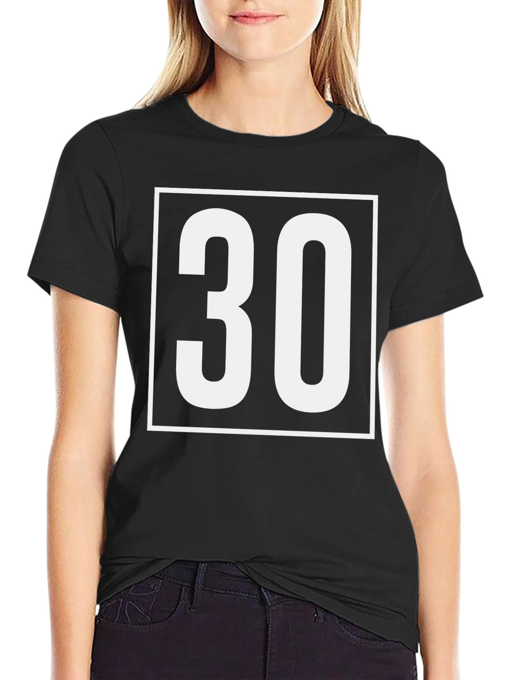 Bold 30th Birthday T-Shirt - Black