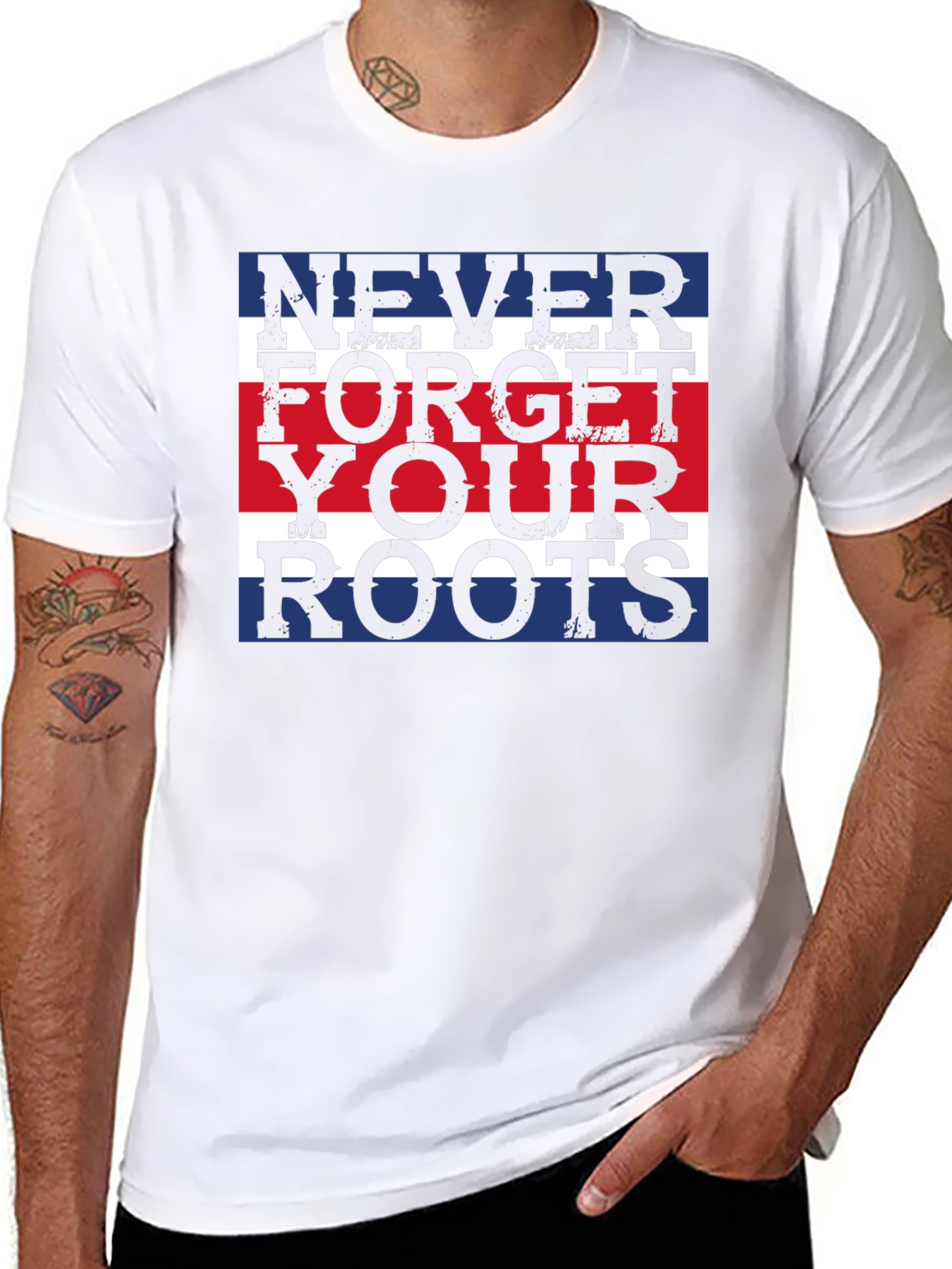 Never Forget Your Roots Graphic T-Shirt