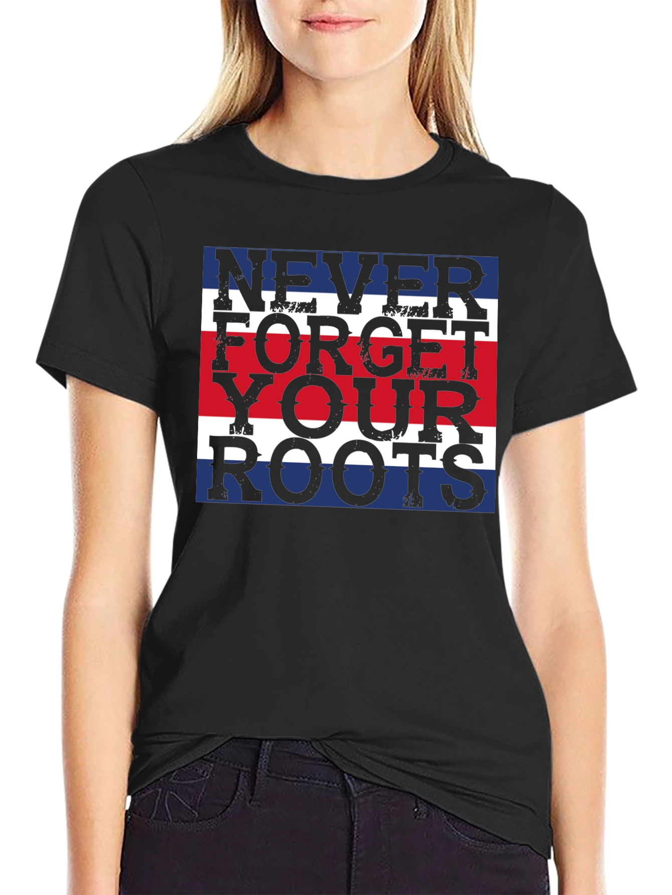 Never Forget Your Roots Graphic T-Shirt