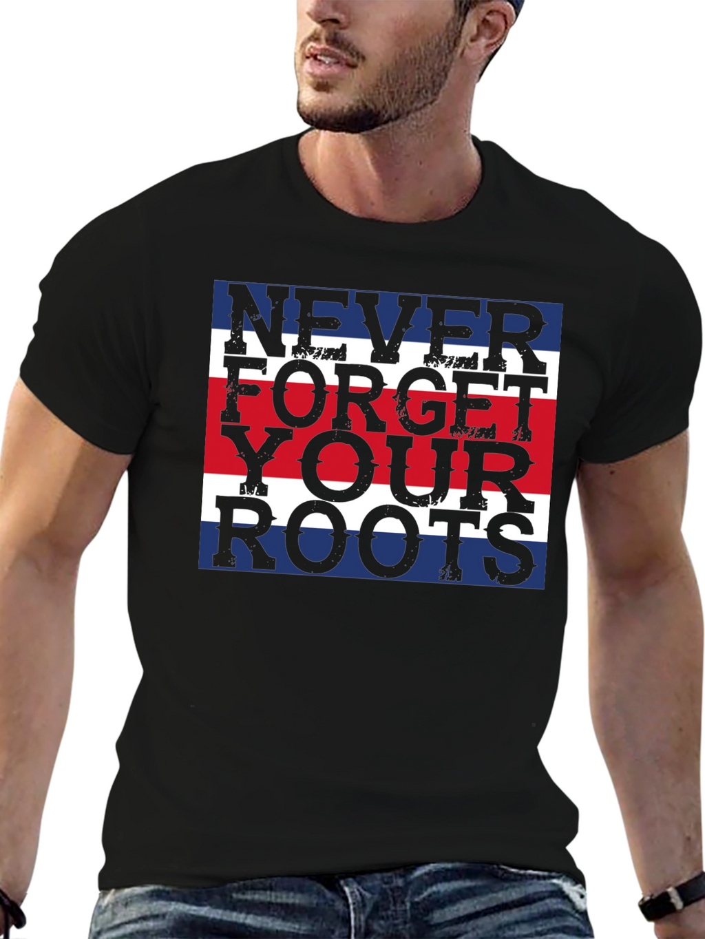 Never Forget Your Roots Graphic T-Shirt