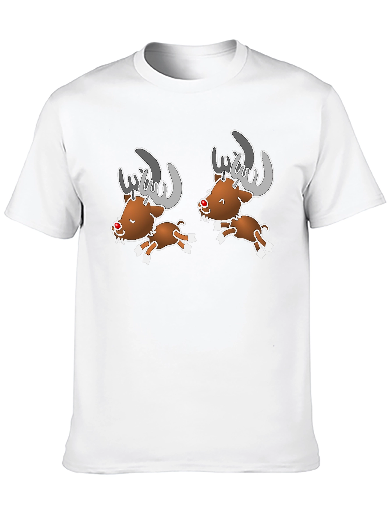 Cartoon Reindeer Graphic Tee