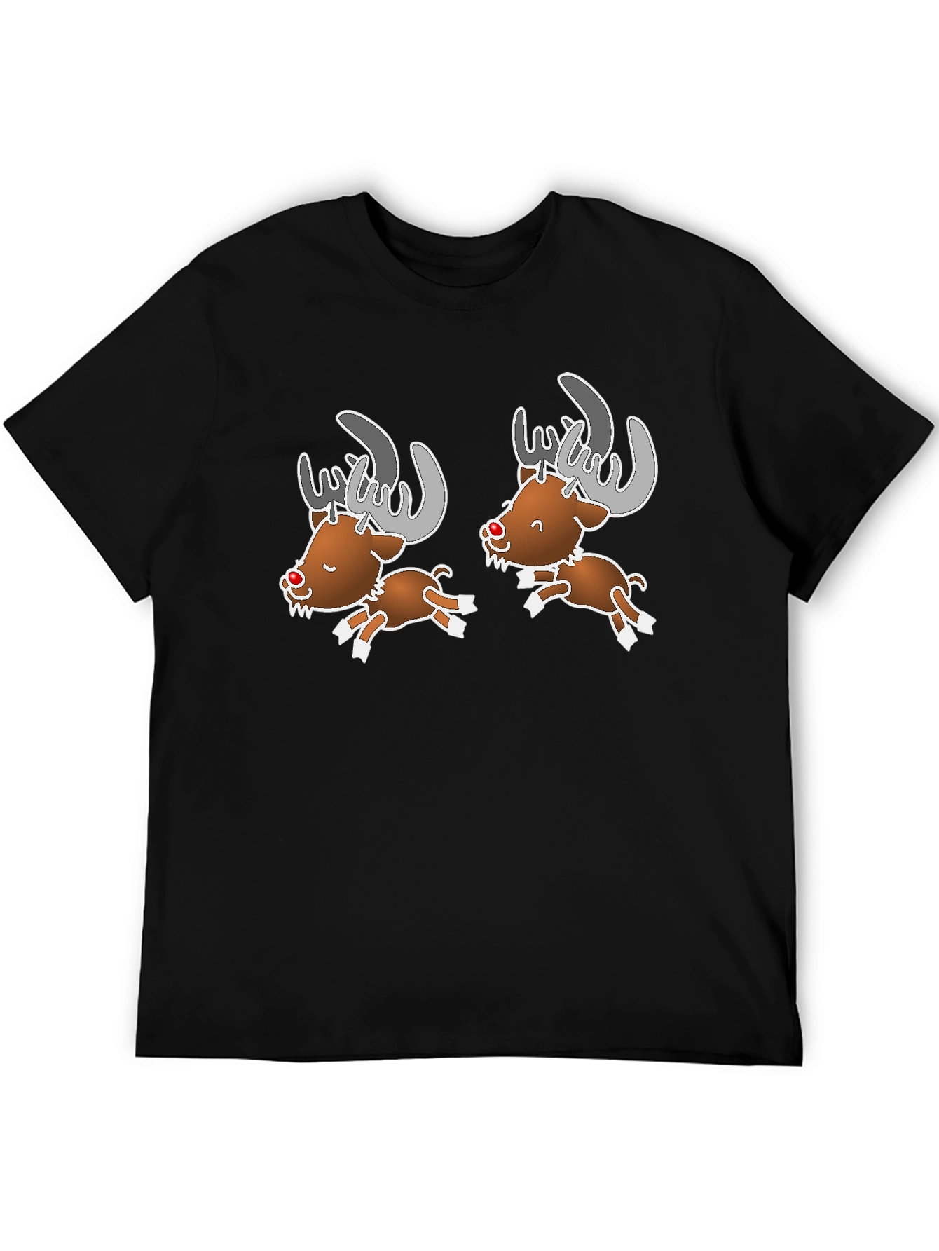 Cartoon Reindeer Graphic Tee