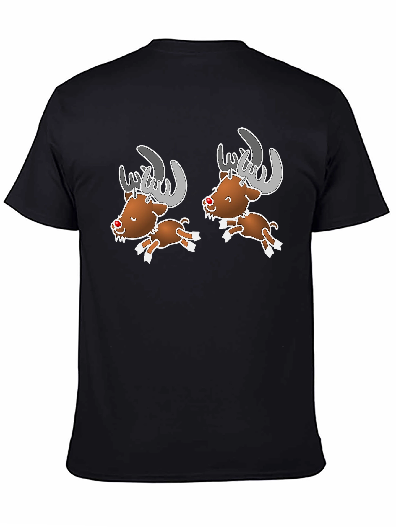 Cartoon Reindeer Graphic Tee