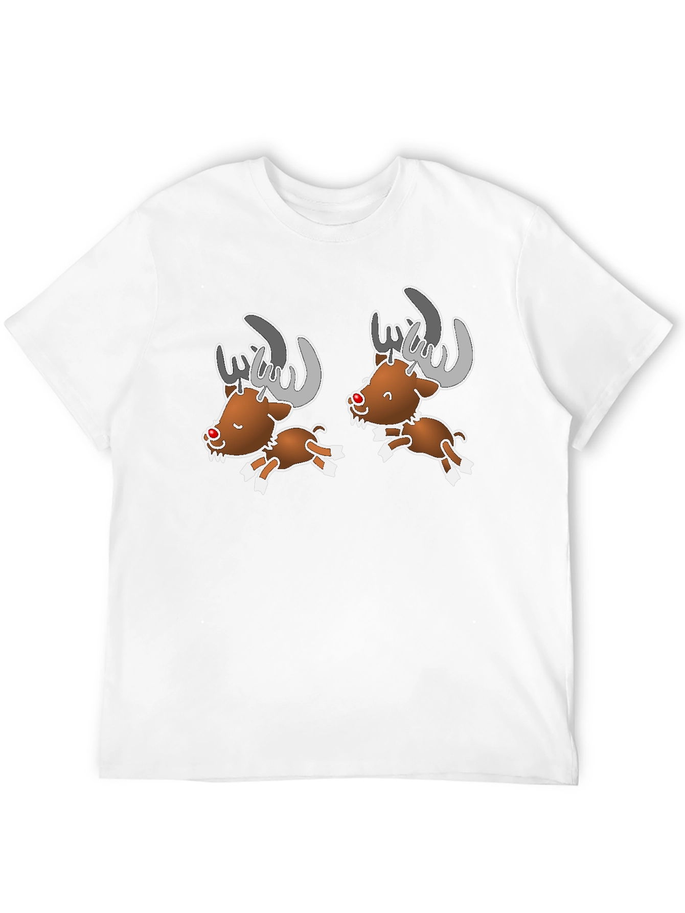 Cartoon Reindeer Graphic Tee