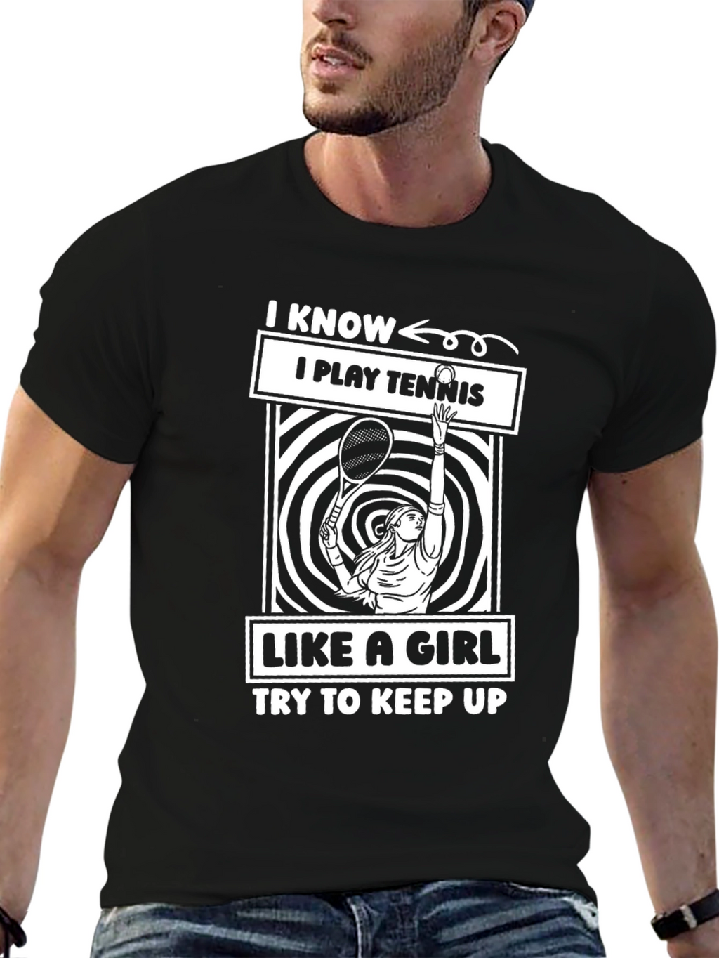 I Play Tennis Like a Girl T-Shirt