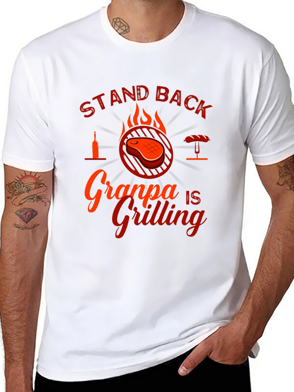 Granpa Grilling T-Shirt