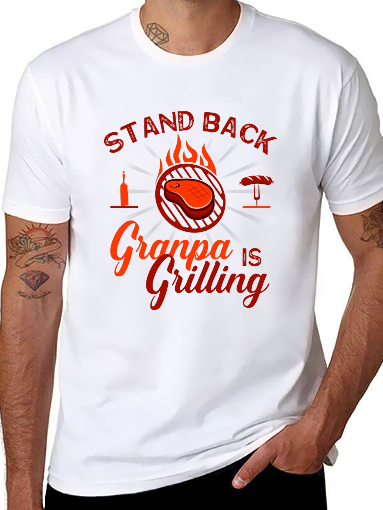 Granpa Grilling T-Shirt
