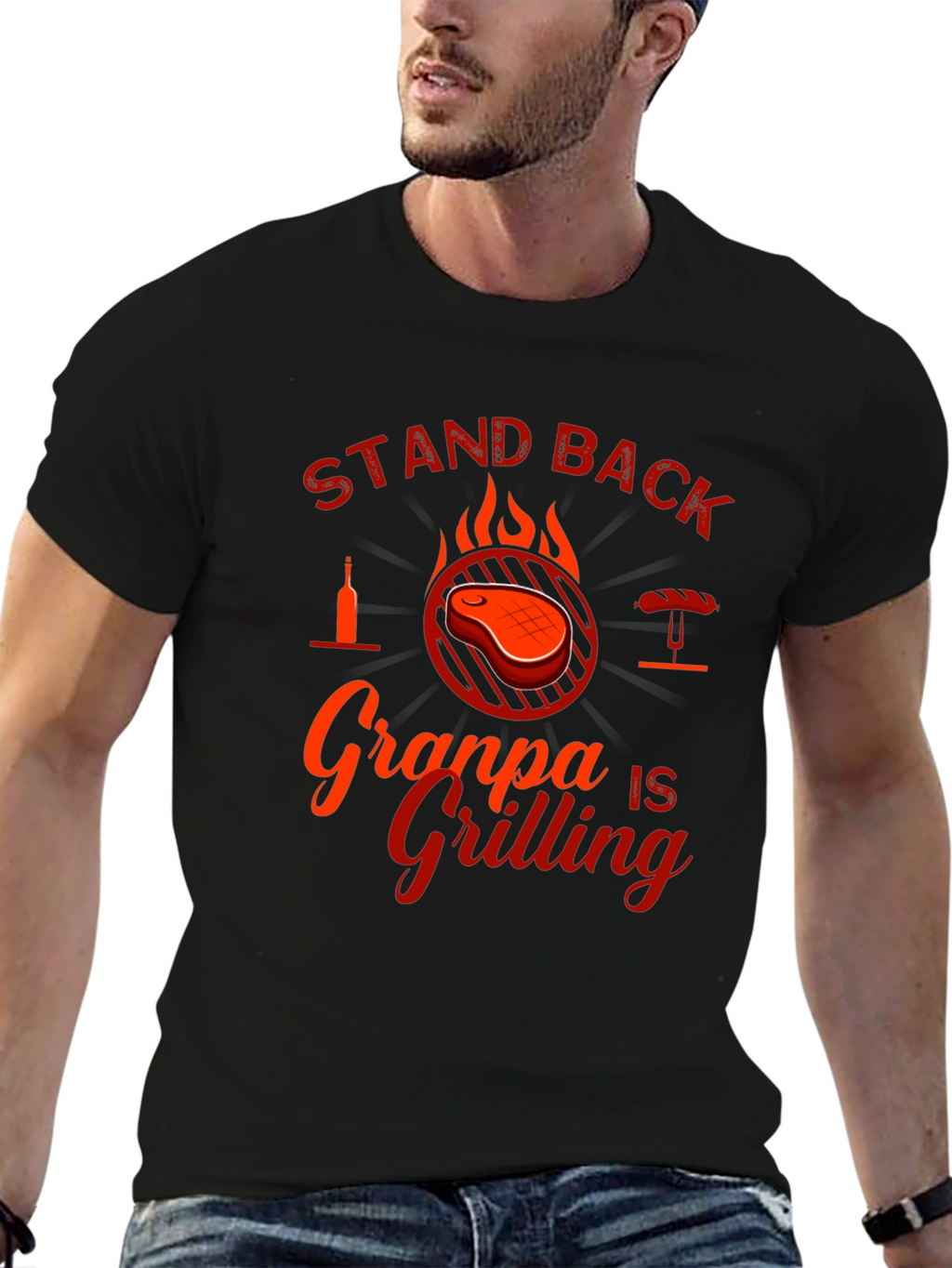 Granpa Grilling T-Shirt