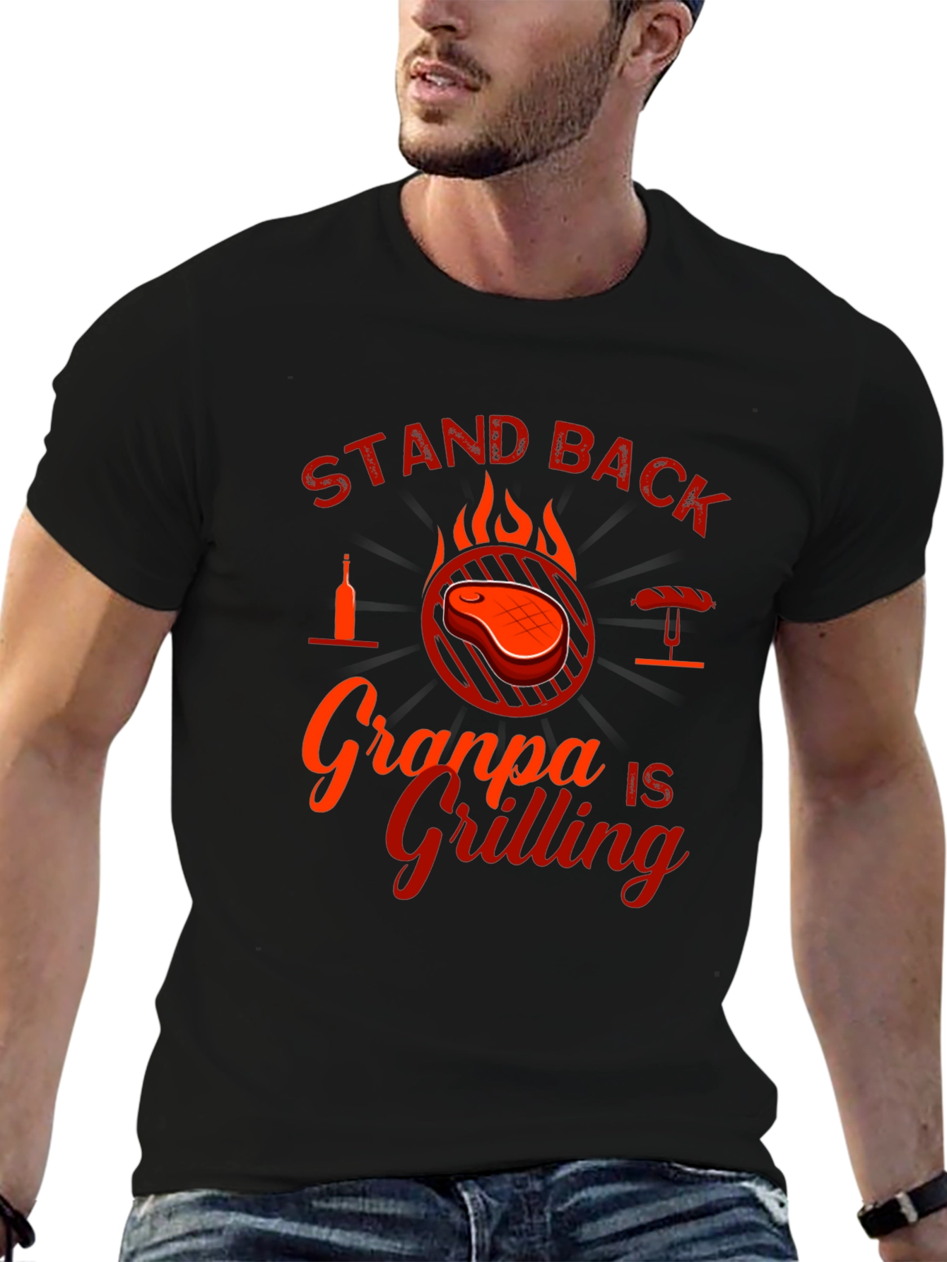 Granpa Grilling T-Shirt