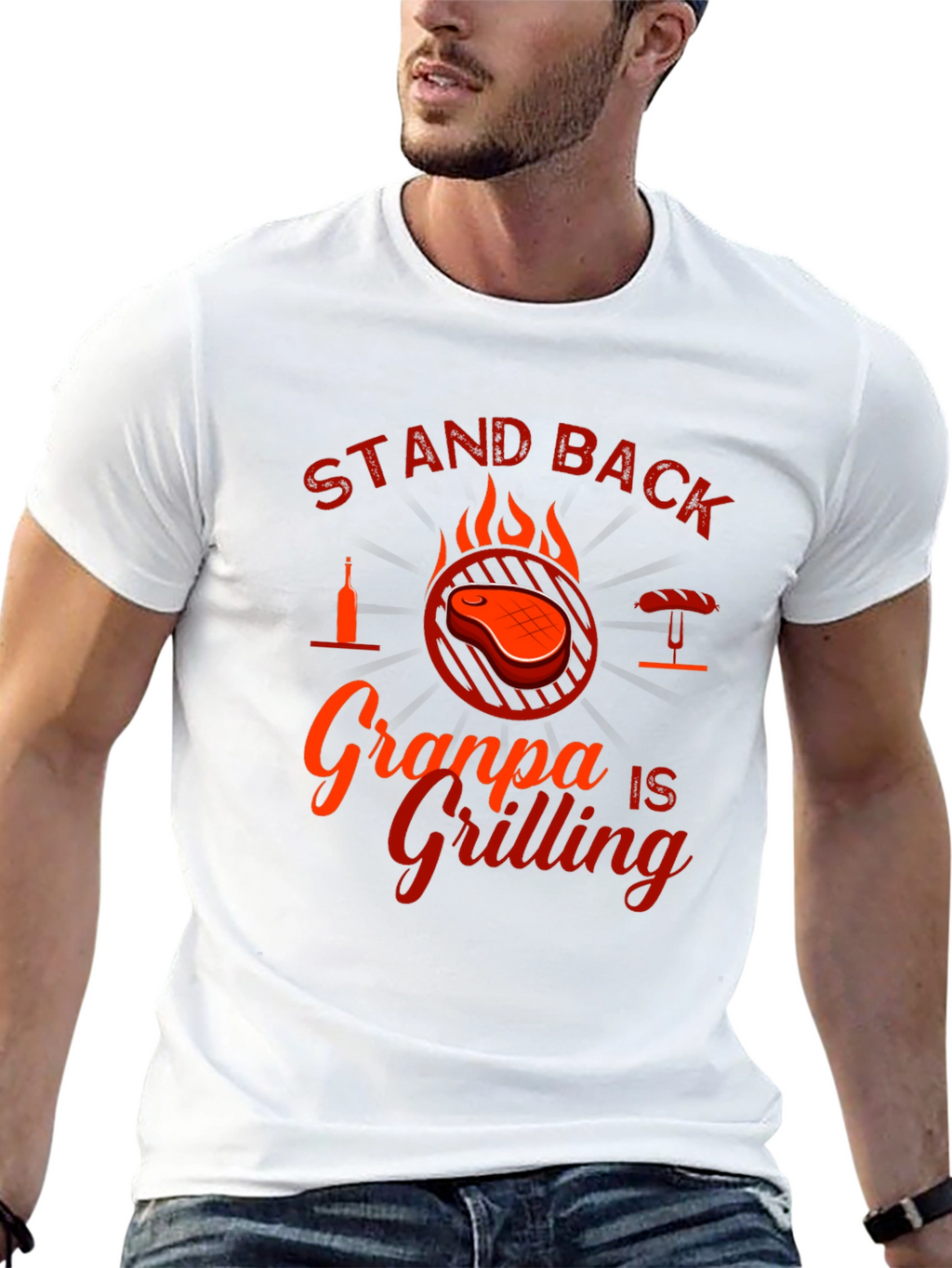 Granpa Grilling T-Shirt