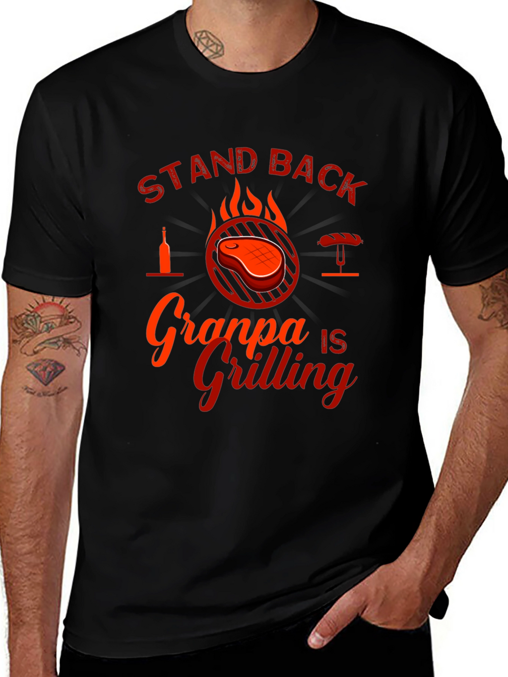 Granpa Grilling T-Shirt