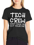 Tech Crew T-Shirt - Funny Audio Engineer Gift