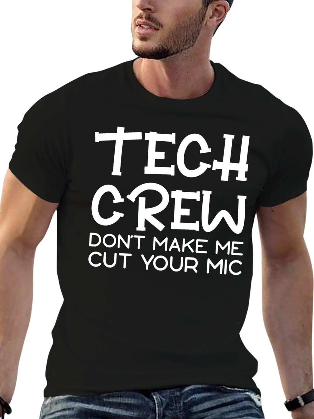 Tech Crew T-Shirt - Funny Audio Engineer Gift