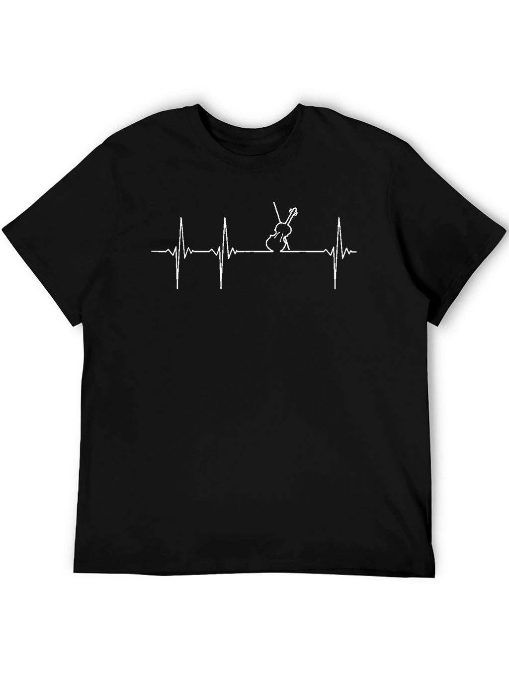 Violin Heartbeat T-Shirt - Musician Tee