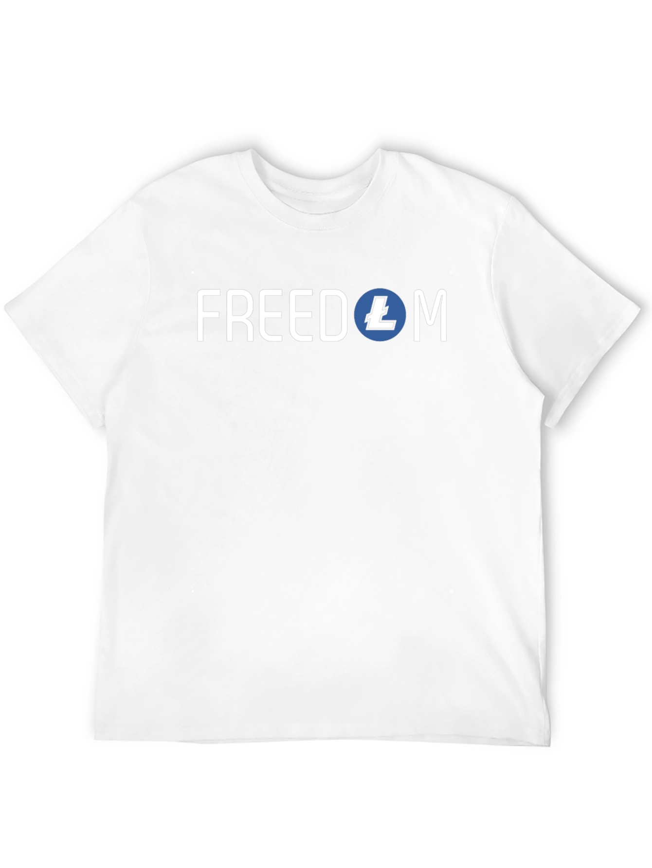 Freedom Litecoin Crypto T-Shirt - Black