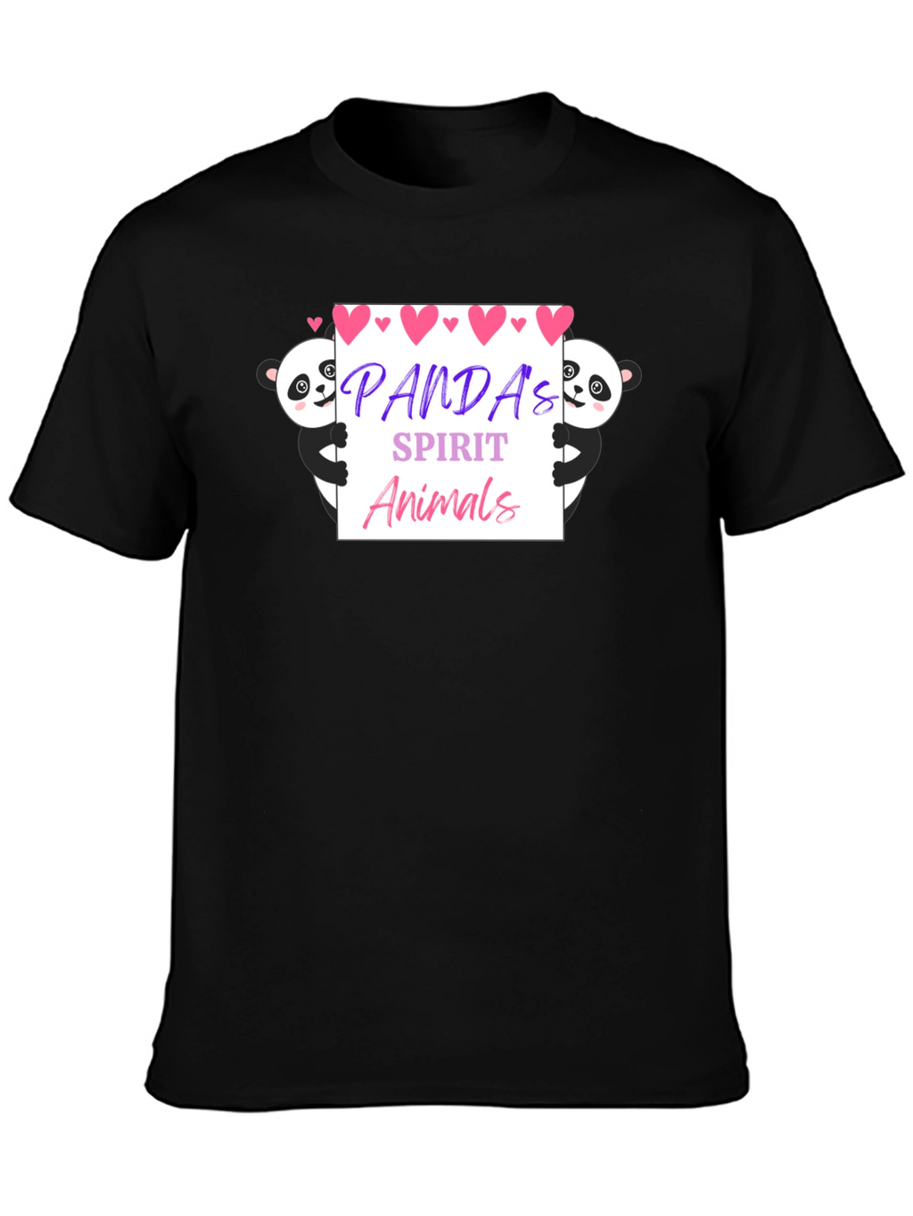 Panda Spirit Animals Graphic T-Shirt