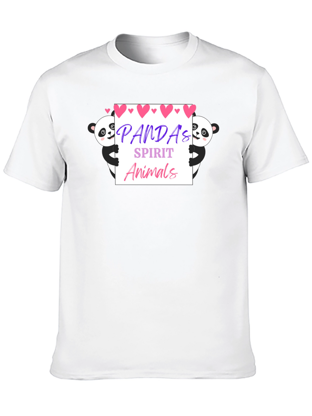 Panda Spirit Animals Graphic T-Shirt