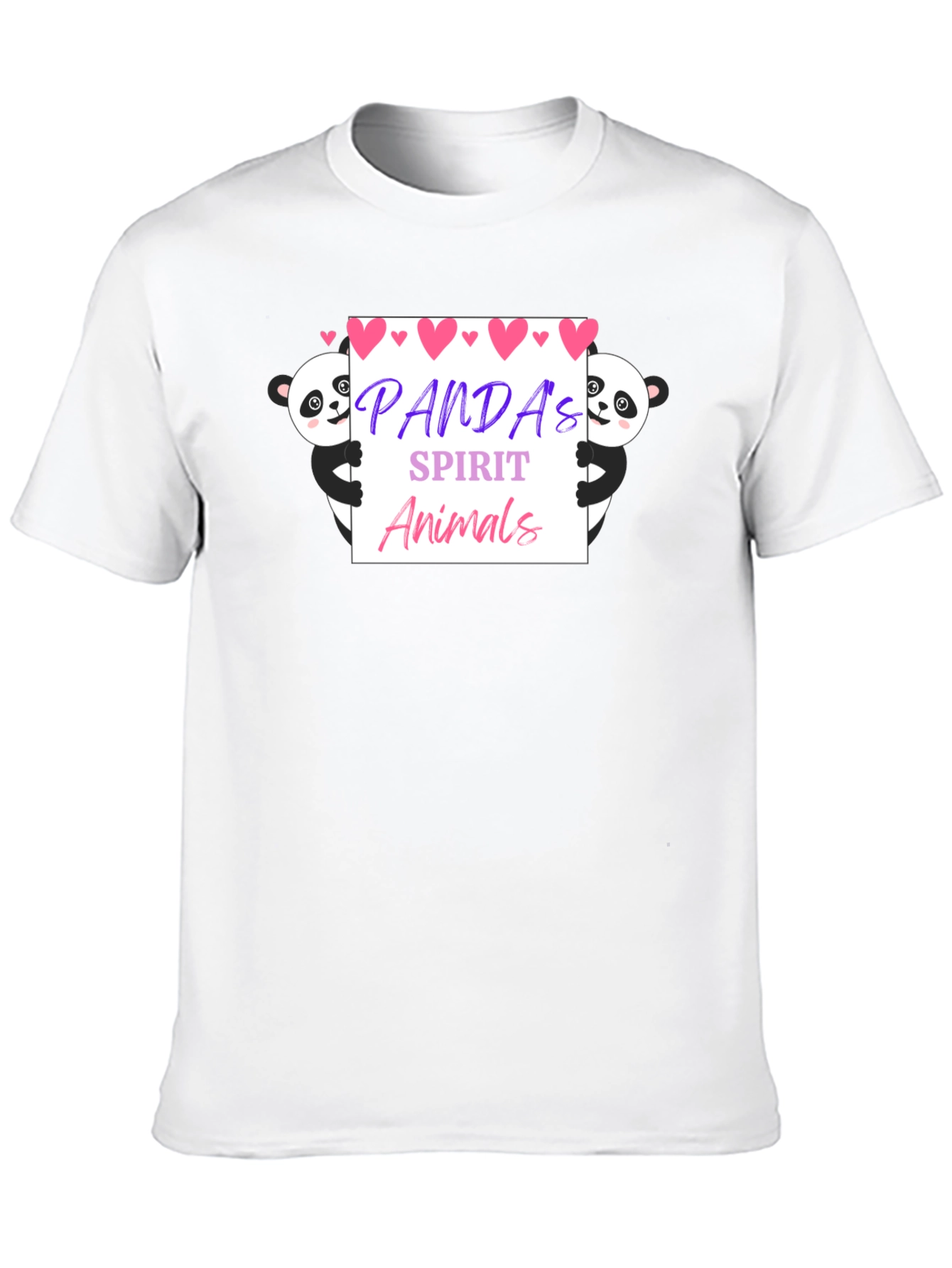 Panda Spirit Animals Graphic T-Shirt