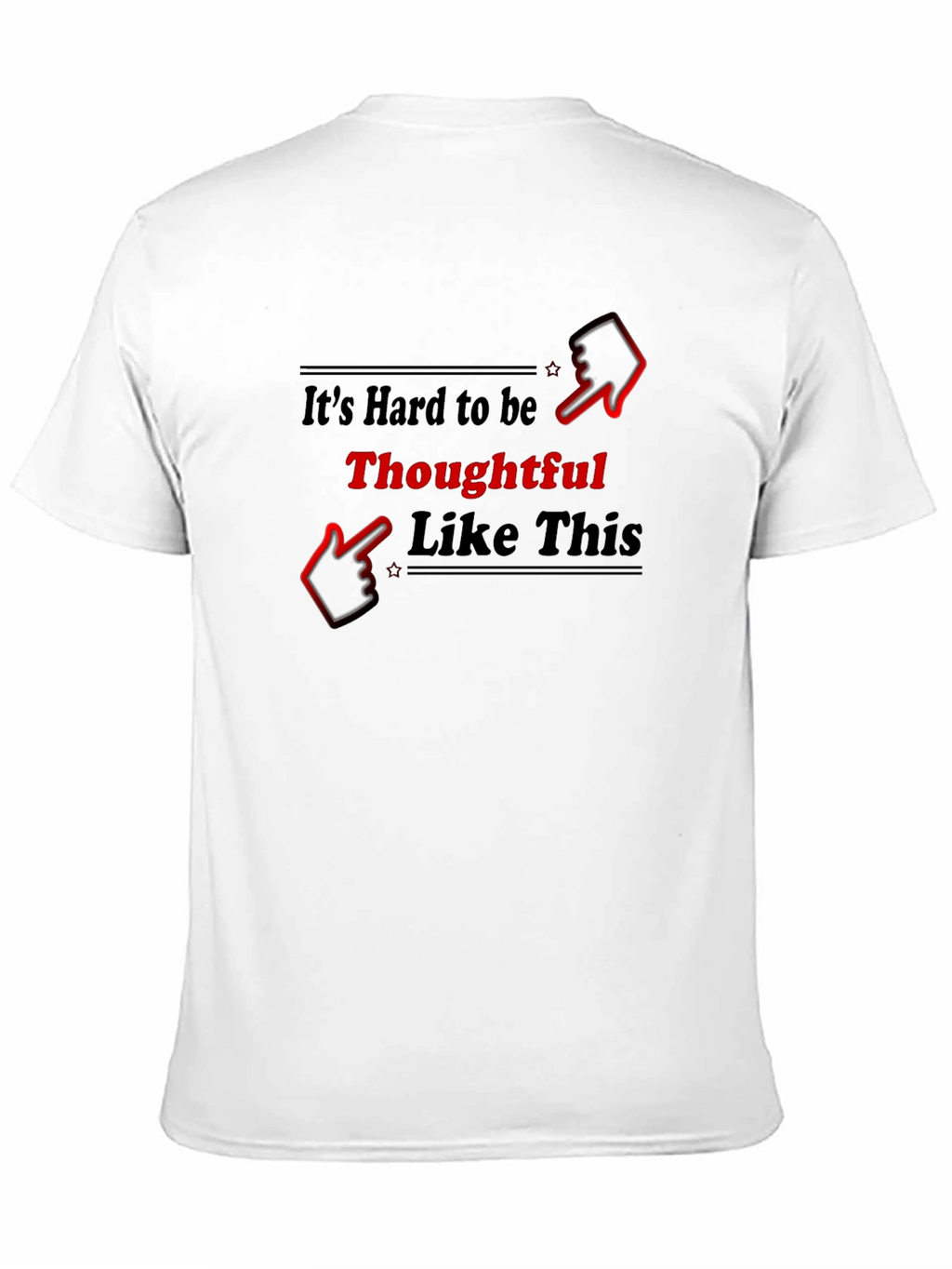 Thoughtful Graphic T-Shirt - Black