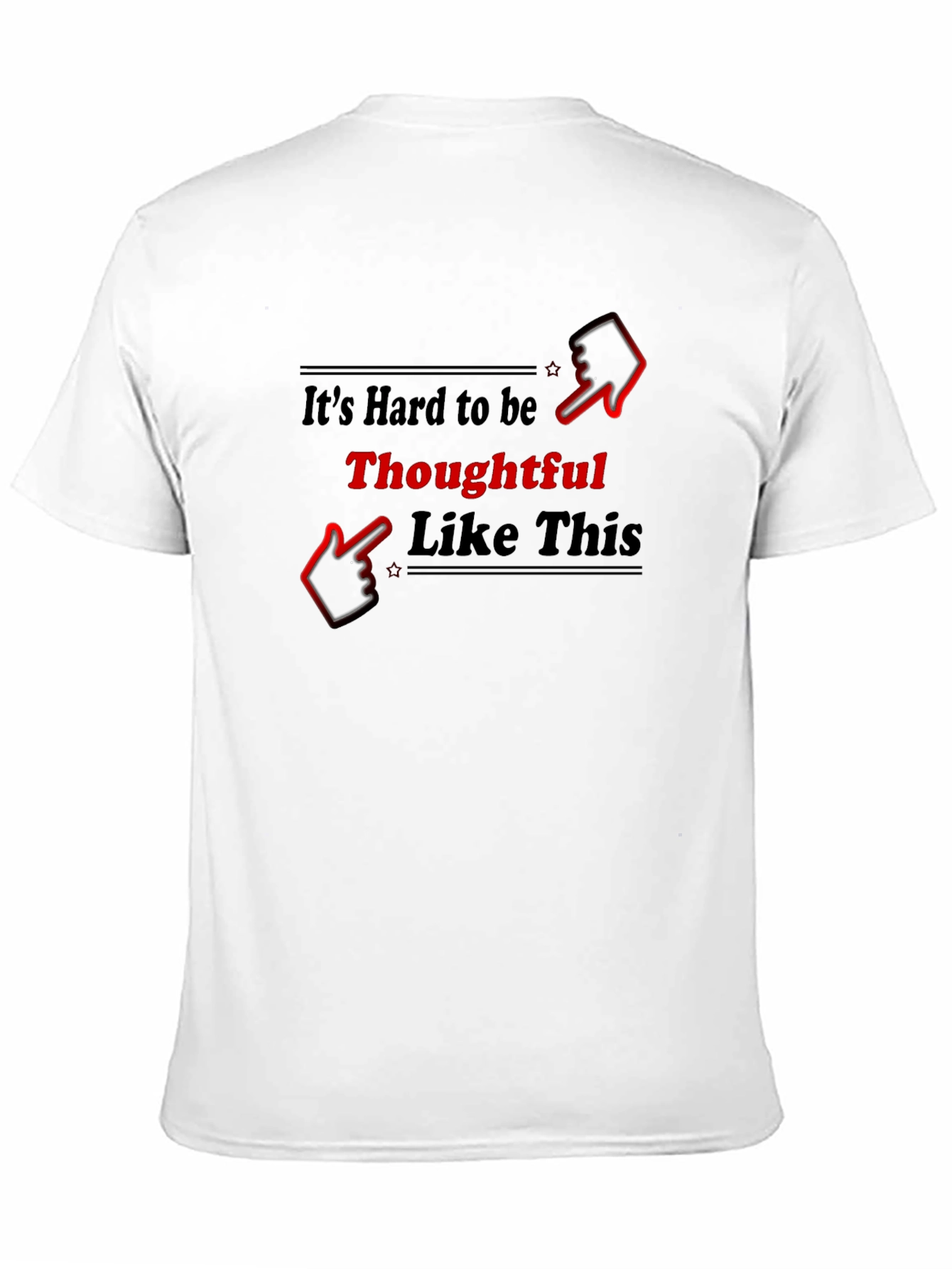 Thoughtful Graphic T-Shirt - Black