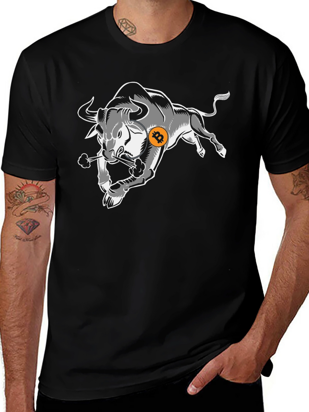 Bitcoin Bull T-Shirt - Crypto Investor Tee
