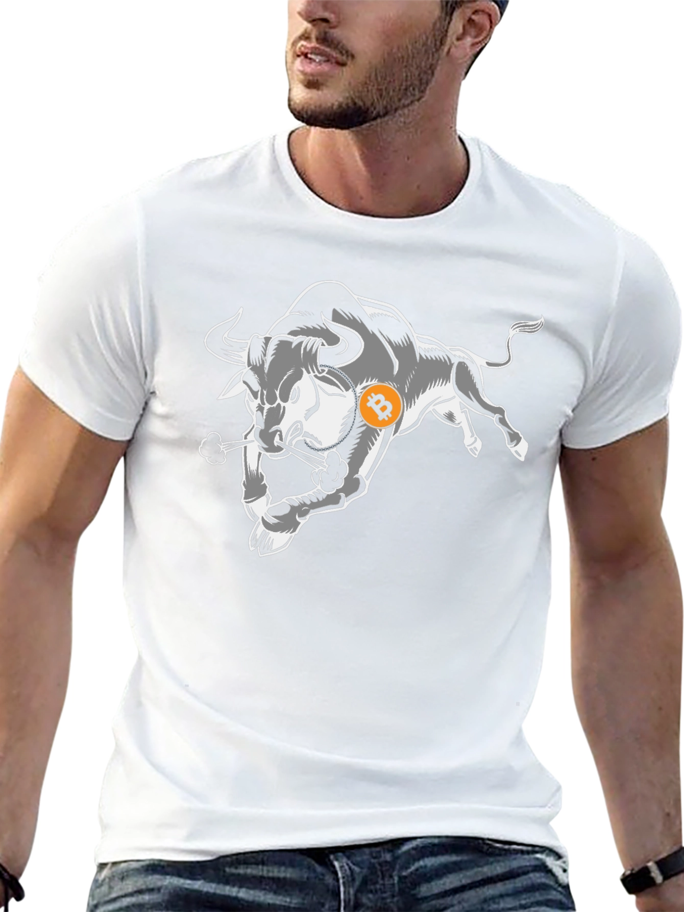 Bitcoin Bull T-Shirt - Crypto Investor Tee