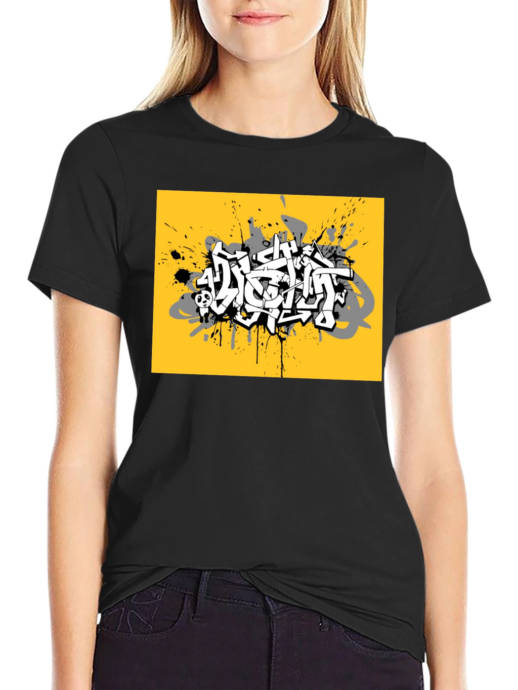 Urban Graffiti Graphic Tee - Street Style T-Shirt