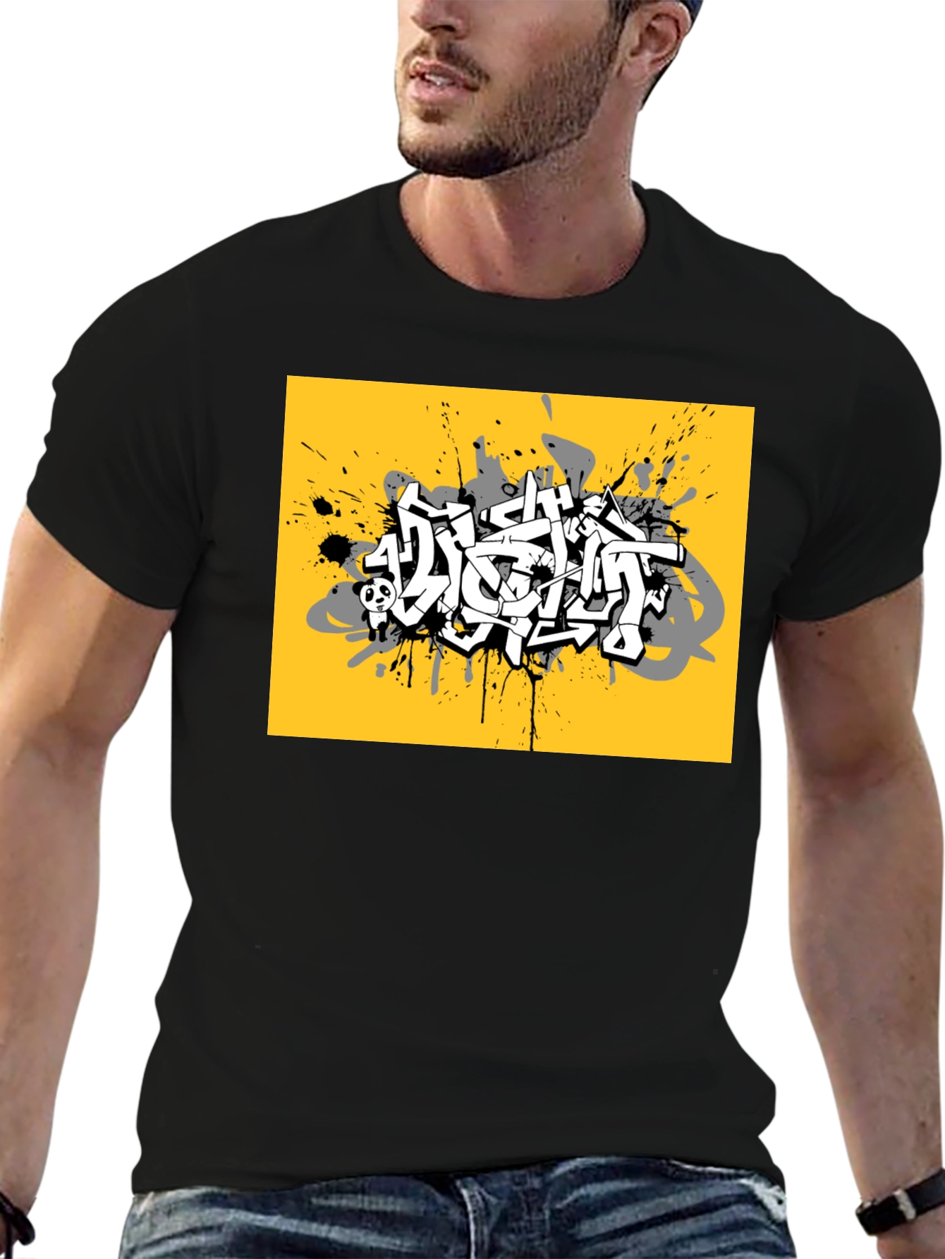 Urban Graffiti Graphic Tee - Street Style T-Shirt