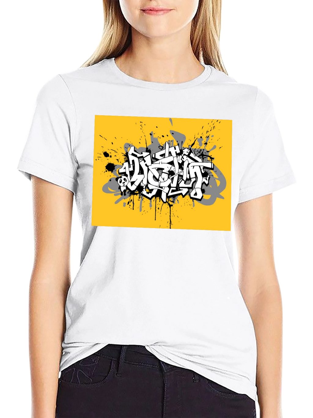 Urban Graffiti Graphic Tee - Street Style T-Shirt