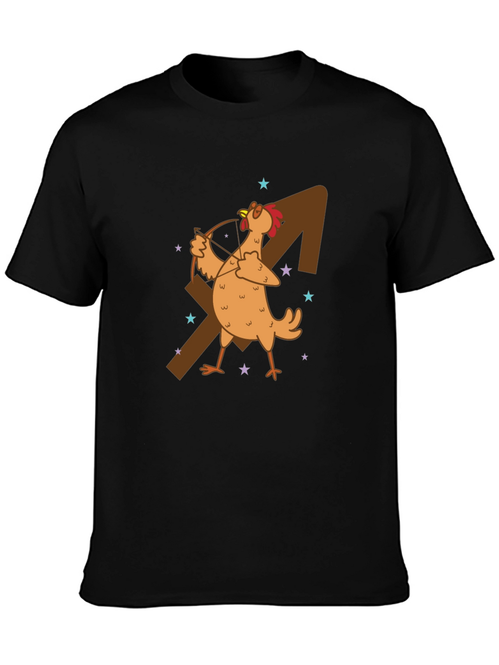 Sagittarius Chicken Graphic T-Shirt