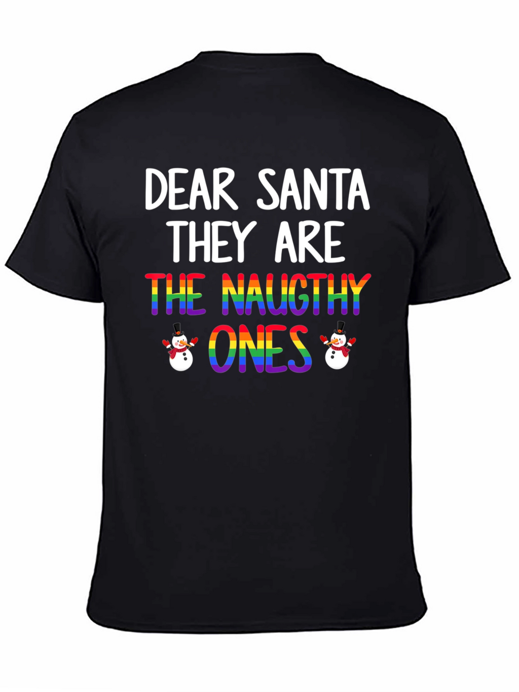 Dear Santa Naughty Ones Christmas T-Shirt